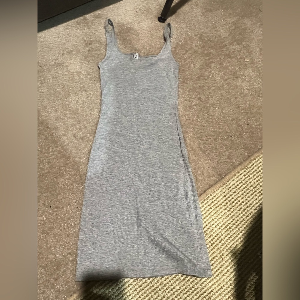 Grey bodycon dress